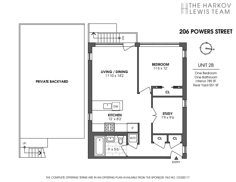 Floorplan for 206 Powers Street
