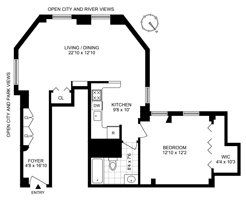 Floorplan for Location And Astounding Views