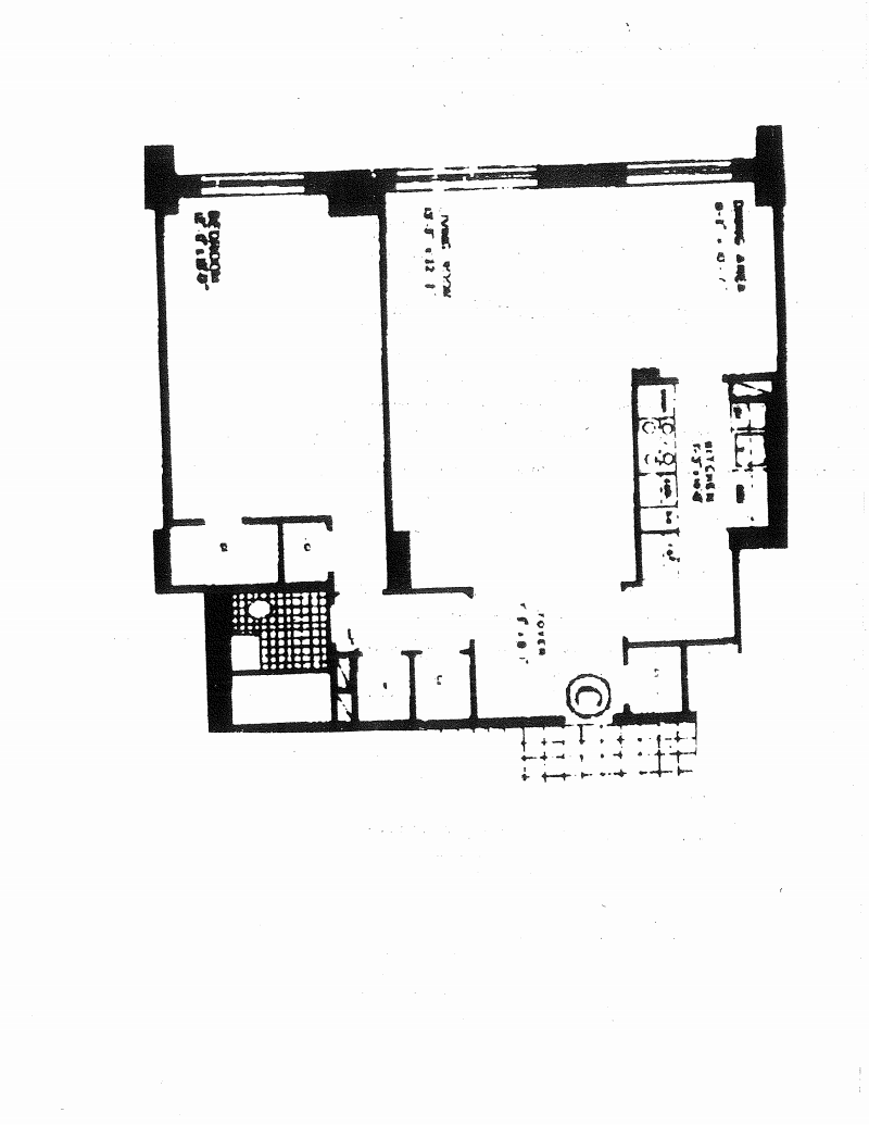 Floorplan for 57th/5th Huge High Floor Jr 4