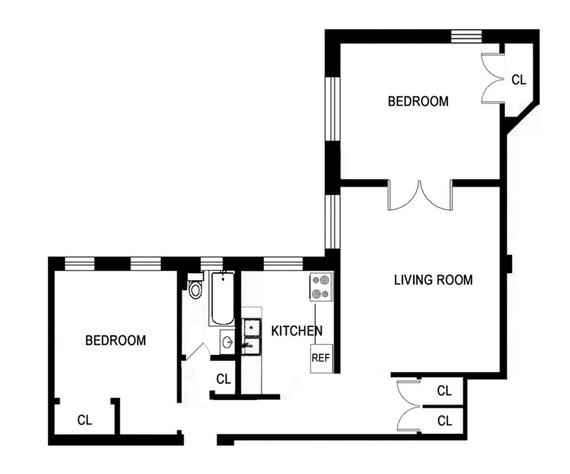 Floorplan for 779 Riverside Drive, C22