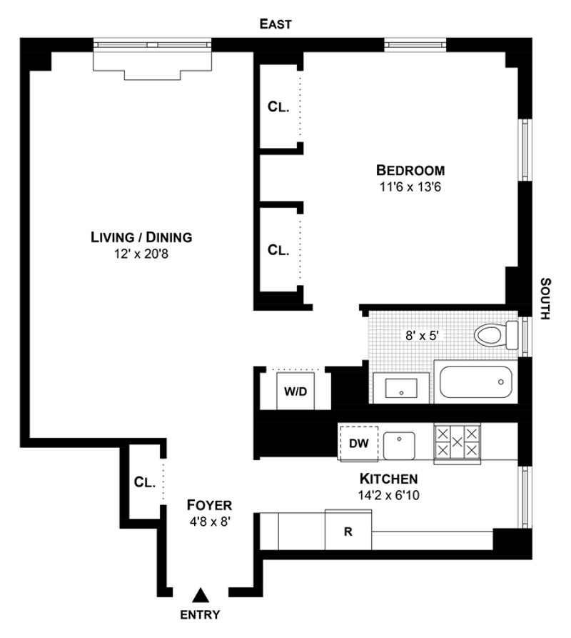 Floorplan for 878 West End Avenue