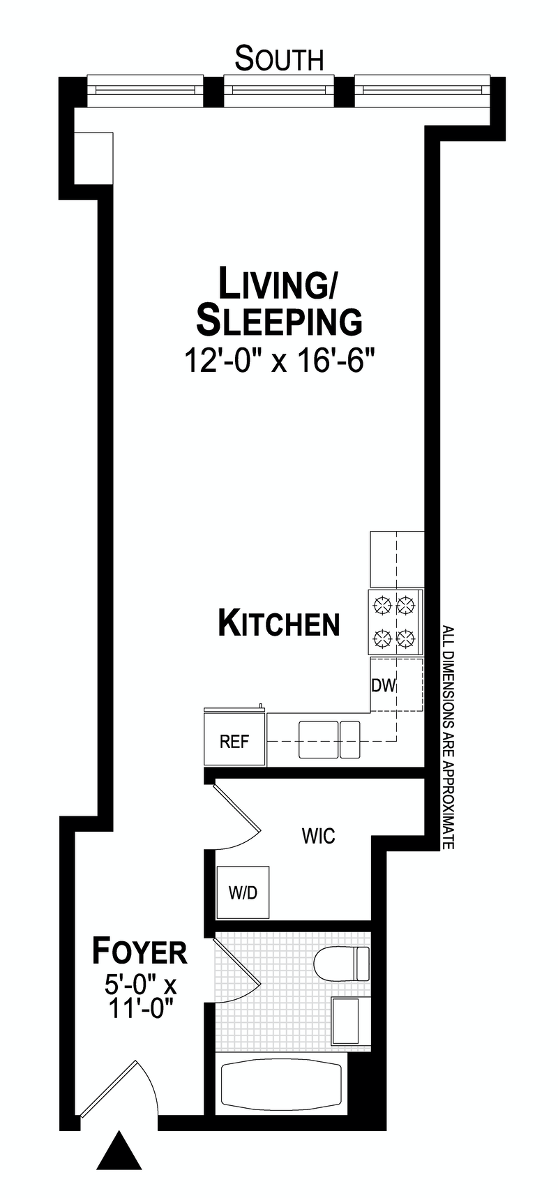 Floorplan for 140 West 22nd Street, 4E
