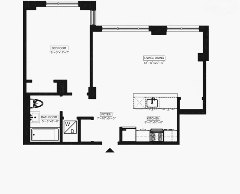 Floorplan for 3585 Greystone Avenue, 2B