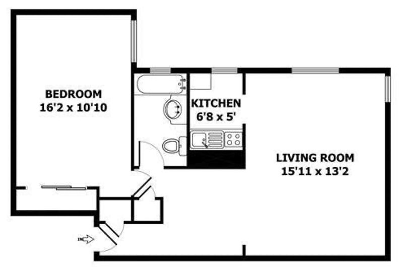 Floorplan for 3299 Cambridge Avenue