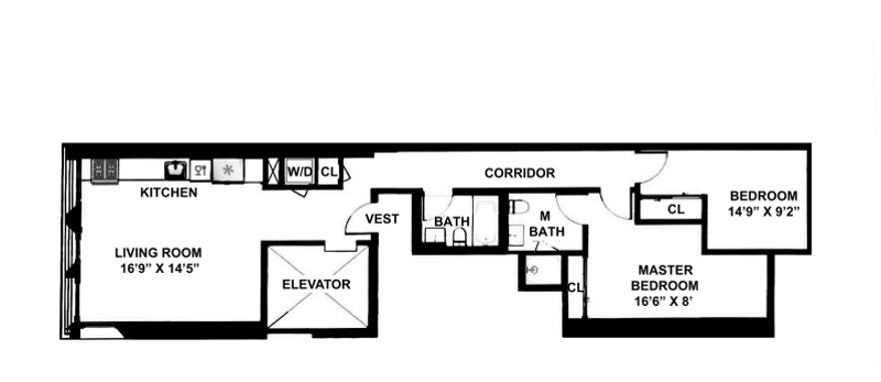Floorplan for 57 East 130th Street, 5