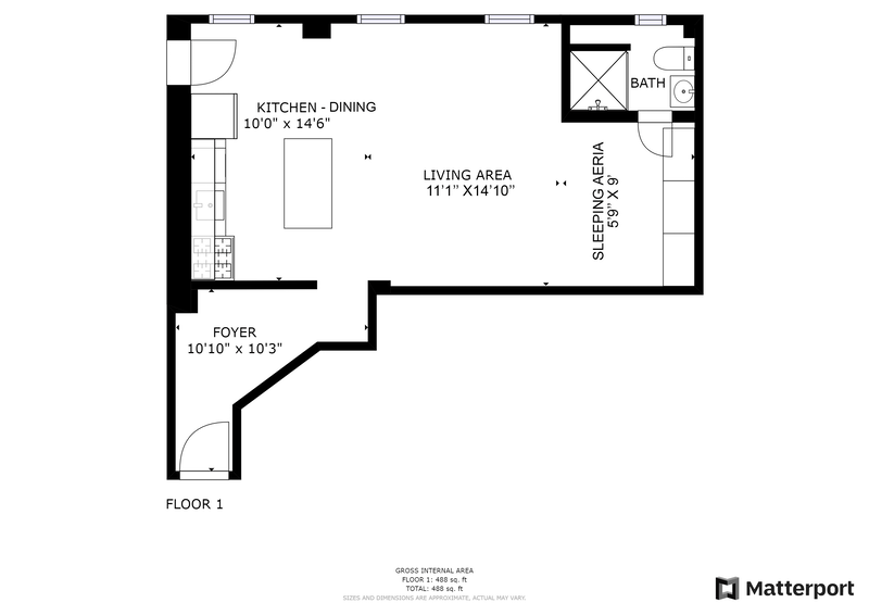 Floorplan for 155 East 49th Street