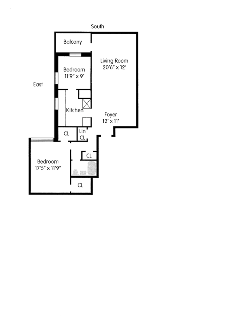 Floorplan for 3050 Fairfield Avenue, 5L
