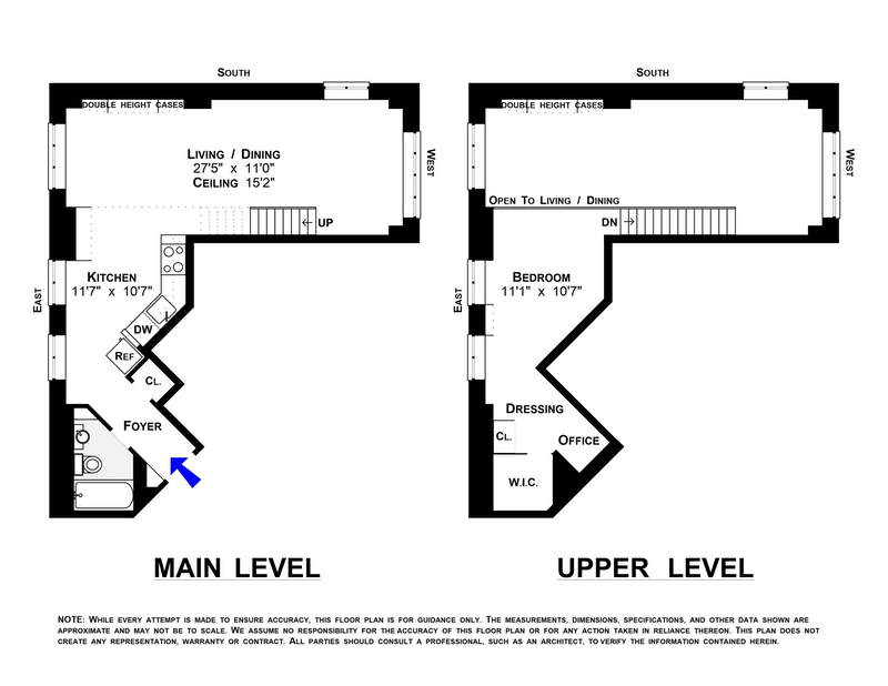 Floorplan for 176 West 86th Street, 5A
