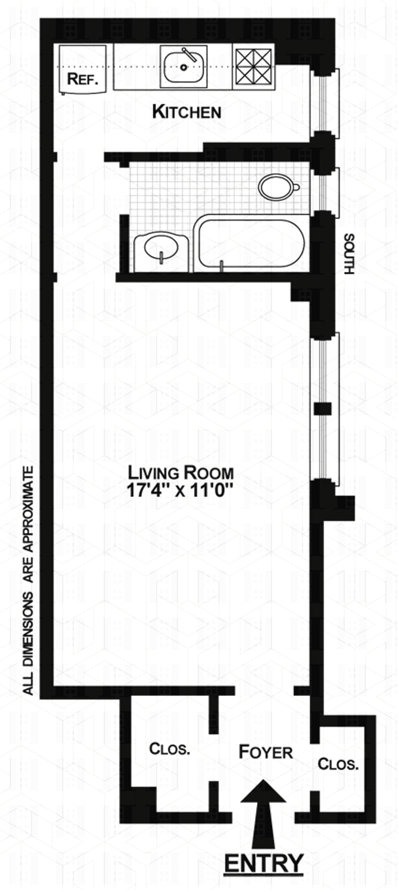 Floorplan for 321 East 54th Street