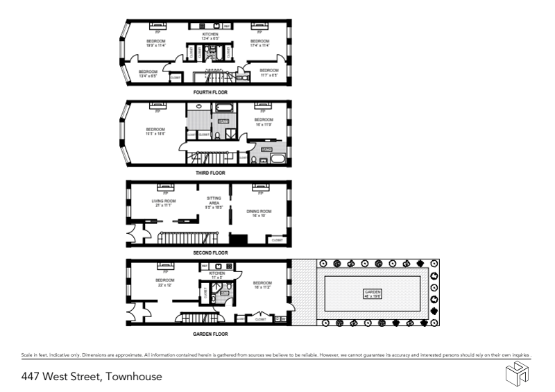 Floorplan for 447 West 162nd Street