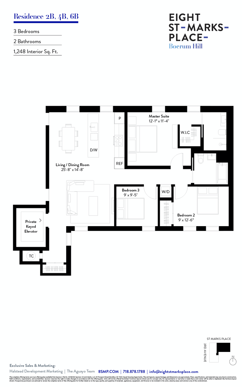 Floorplan for 8 St Marks Place