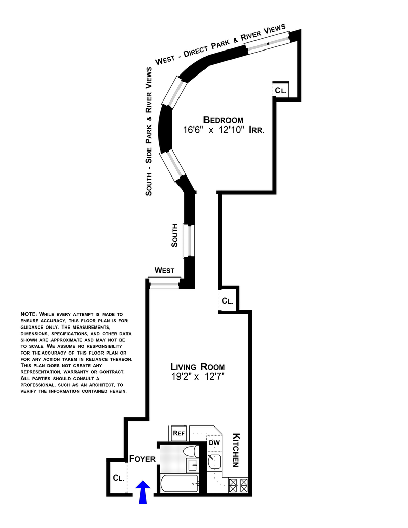 Floorplan for 214 Riverside Drive