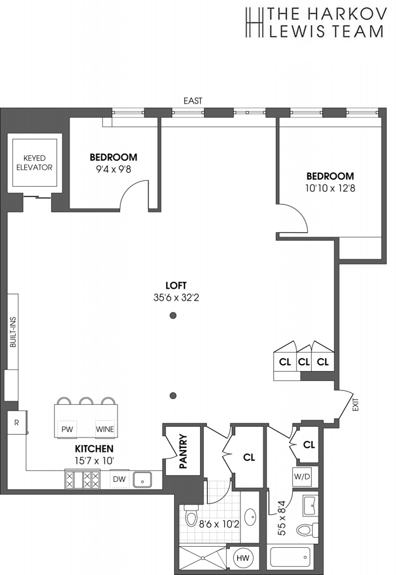 Floorplan for 159 Mercer Street, 2E