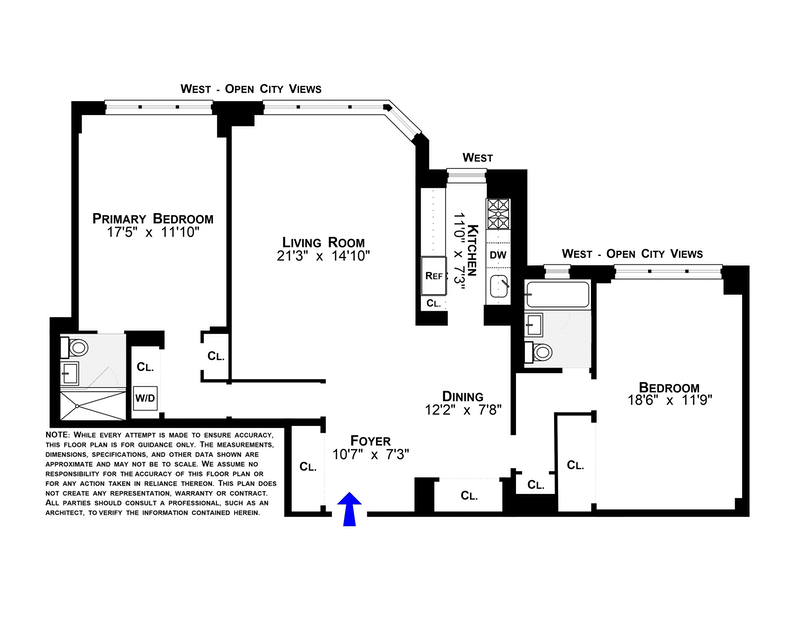 Floorplan for 201 East 79th Street, 18E