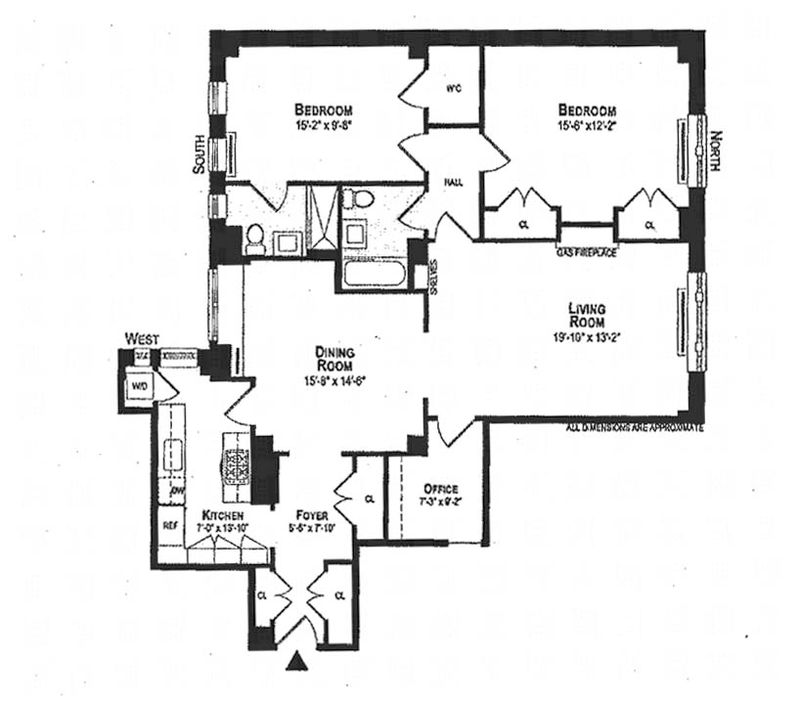 Floorplan for 610 West 110th Street