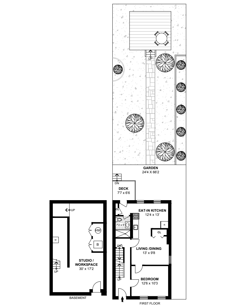 Floorplan for 162 9th Street
