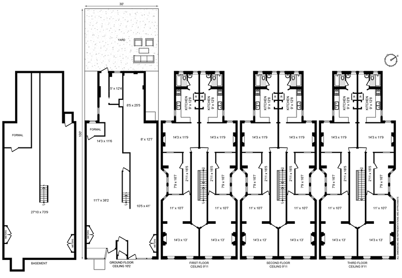 Floorplan for 158 Seventh Avenue