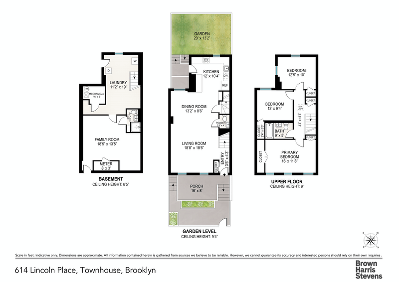 Floorplan for 614 Lincoln Place