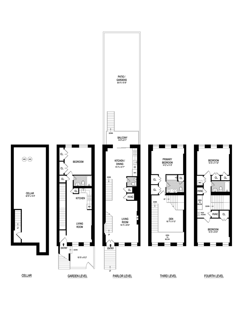 Floorplan for 162 West 128th Street