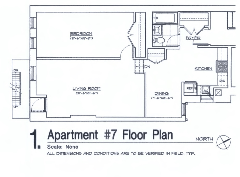 Floorplan for 125 East 83rd Street, 7