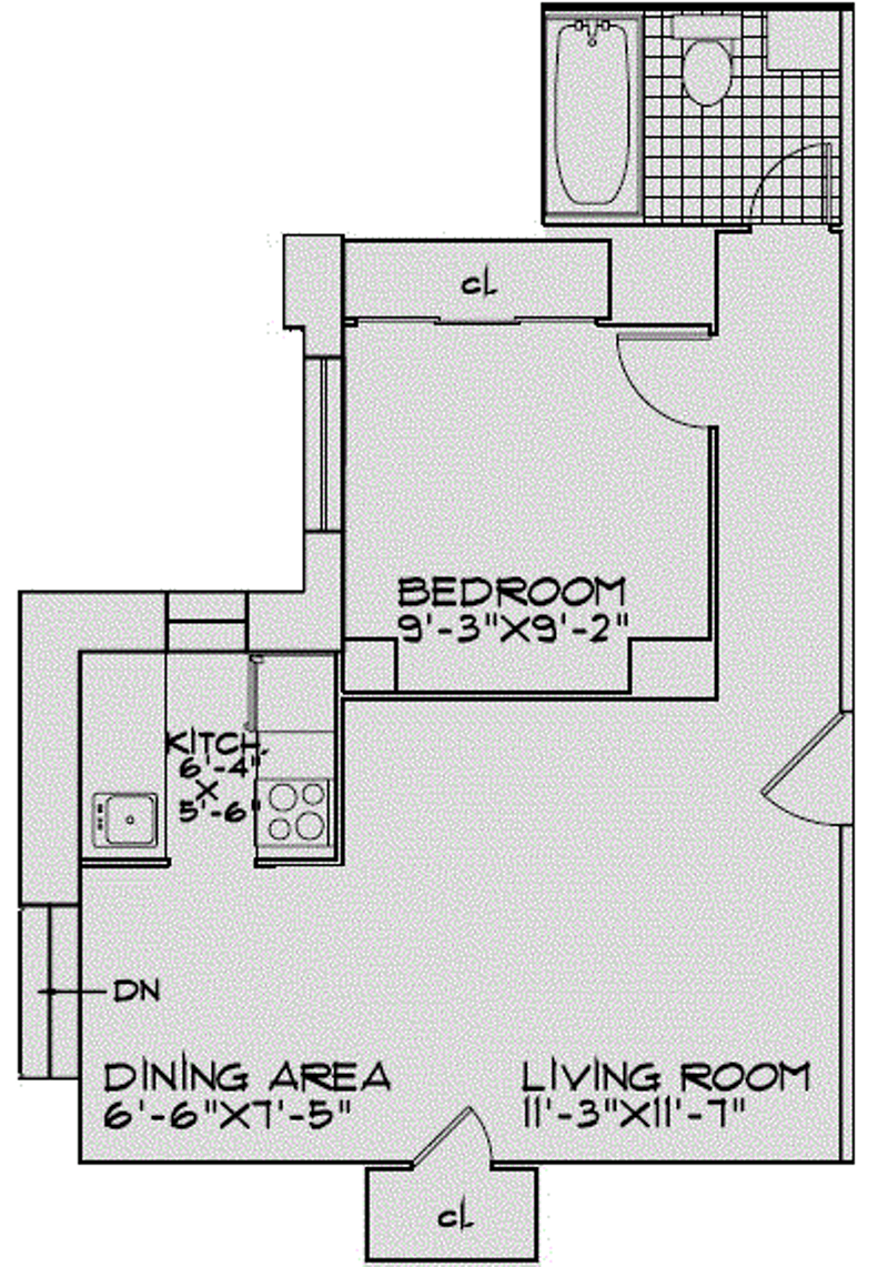 Floorplan for 4 Park Avenue, 17F