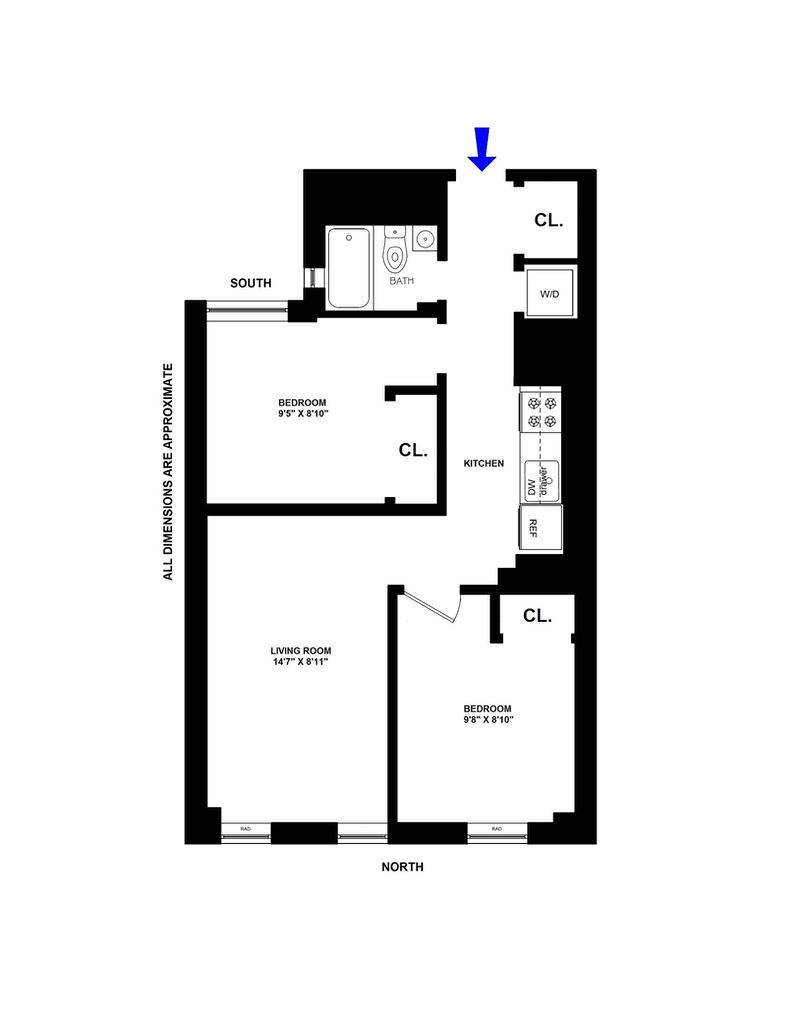 Floorplan for 349 East 58th Street