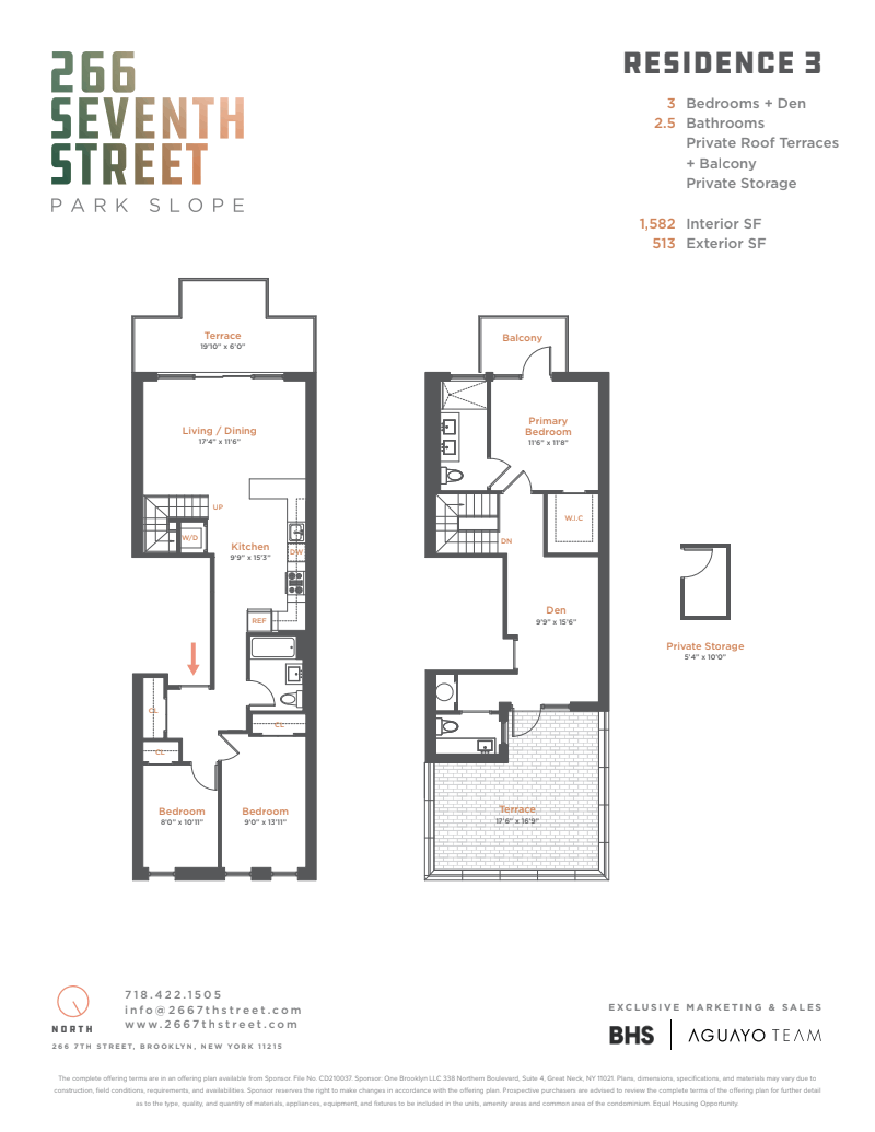 Floorplan for 266 7th Street, 301