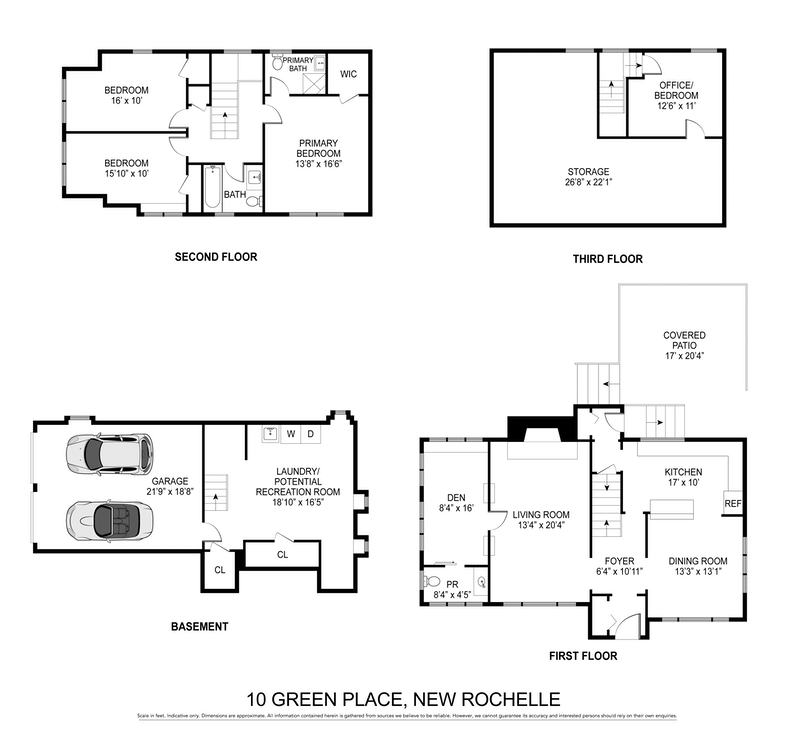 Floorplan for 10 Green Place