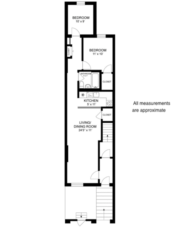 Floorplan for 211 West 123rd Street