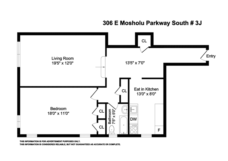 Floorplan for Classic Style On The Park