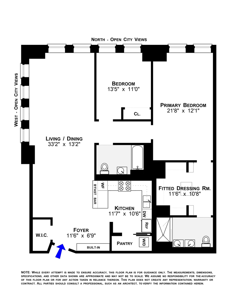 Floorplan for 80 Chambers Street