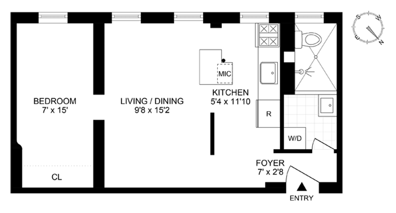 Floorplan for 17 West 108th Street