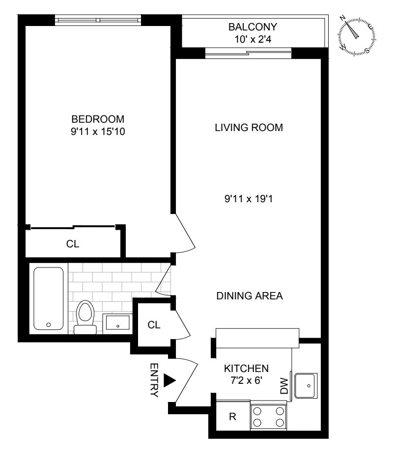 Floorplan for 9961 Shore Road