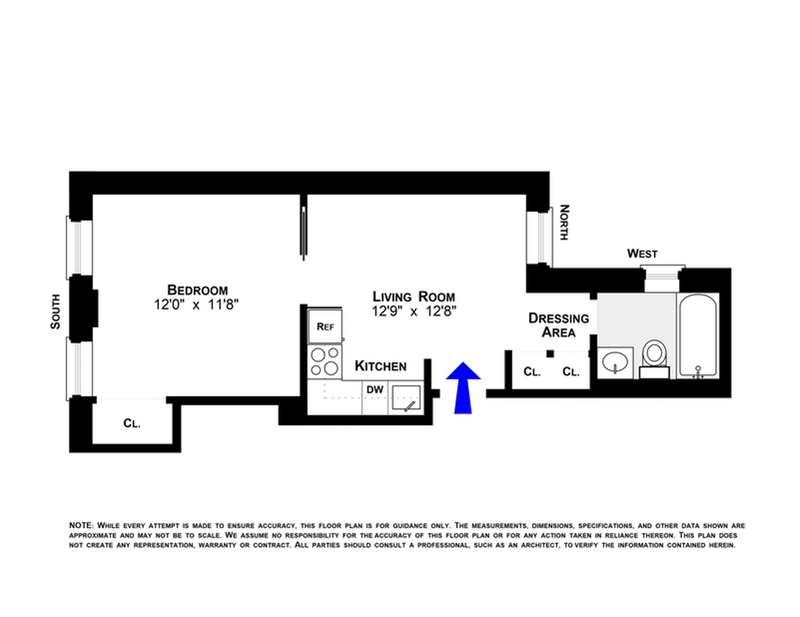 Floorplan for 26 Gramercy Park South, 4C