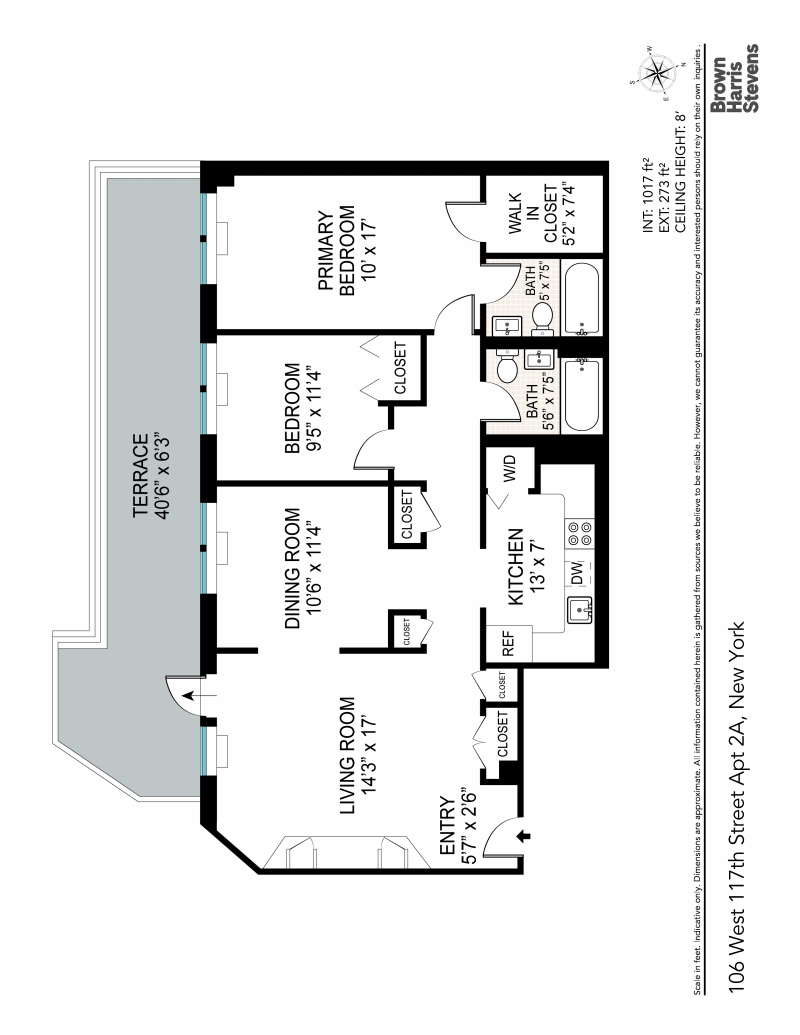 Floorplan for 106 West 117th Street