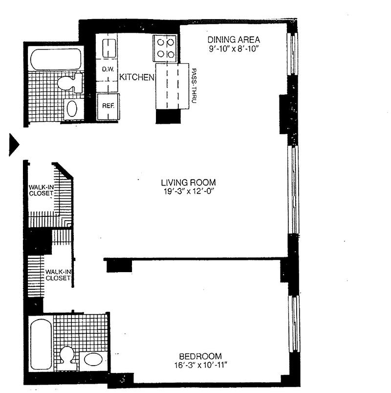 Floorplan for 50 Lexington Avenue, 2D