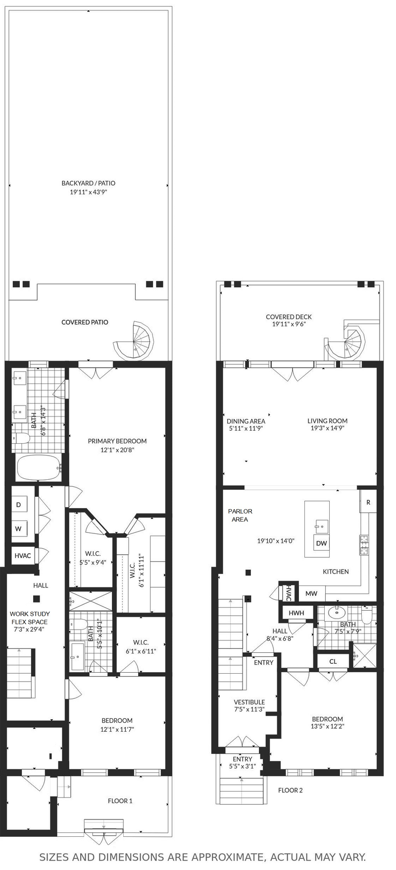Floorplan for 145 Sussex St, 1