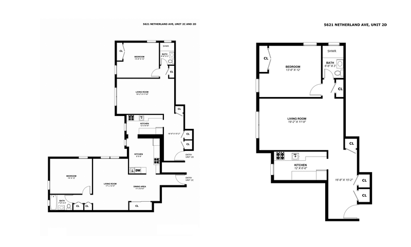 Floorplan for 5621 Netherland Avenue