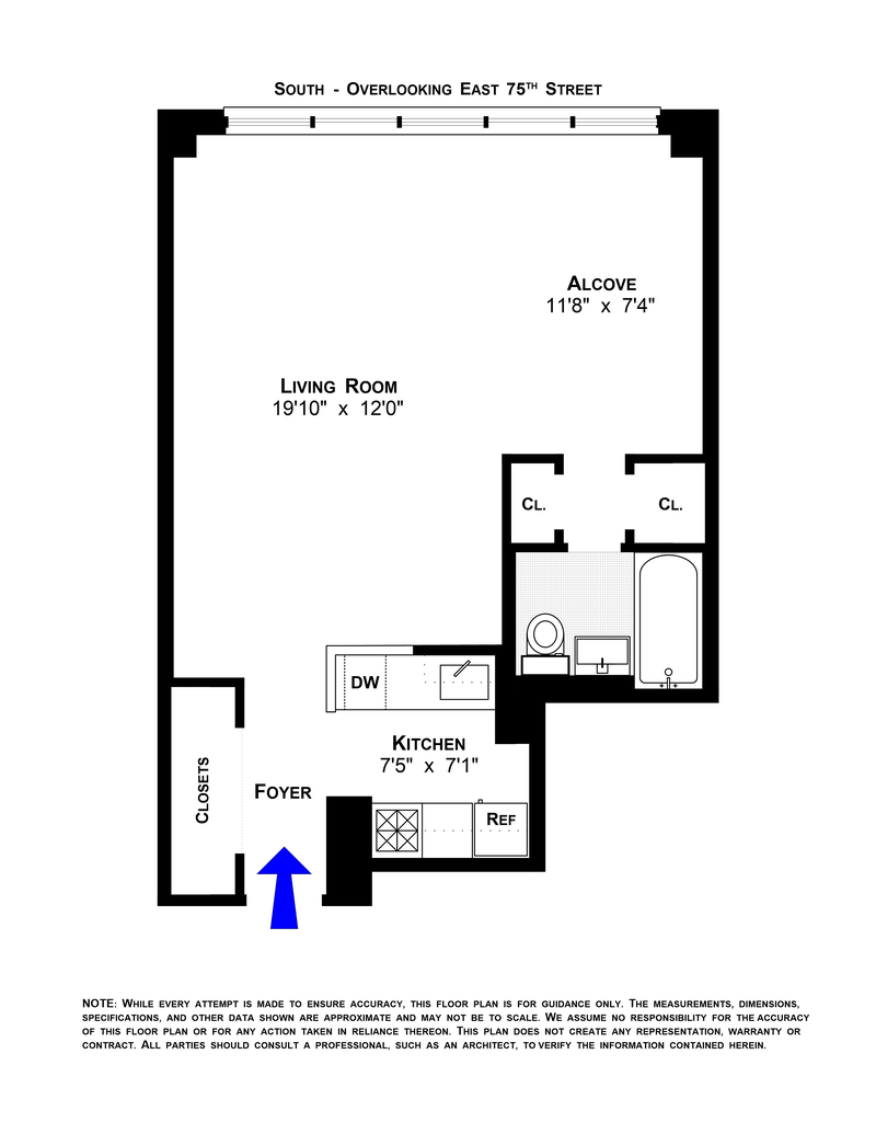 Floorplan for 333 East 75th Street