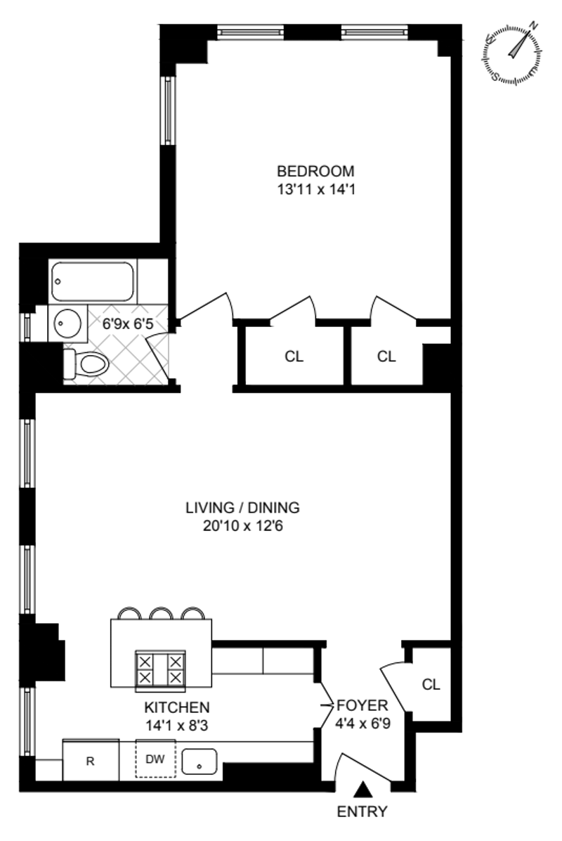 Floorplan for 136 Waverly Place