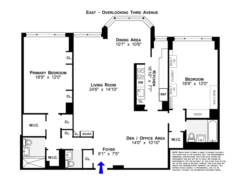 Floorplan for 176 East 71st Street