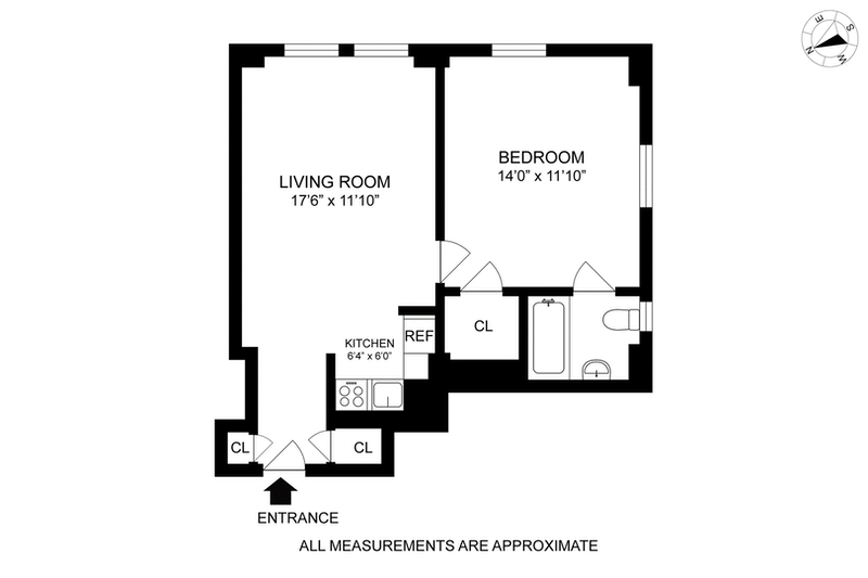 Floorplan for 5 Tudor City Place, 231