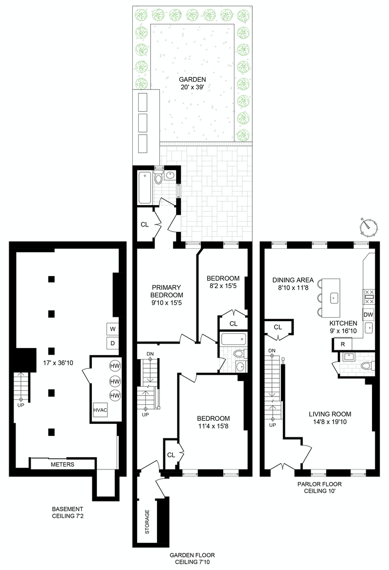Floorplan for 295 Mac Donough Street