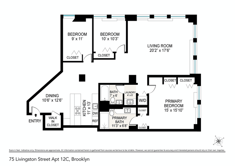 Floorplan for 75 Livingston Street