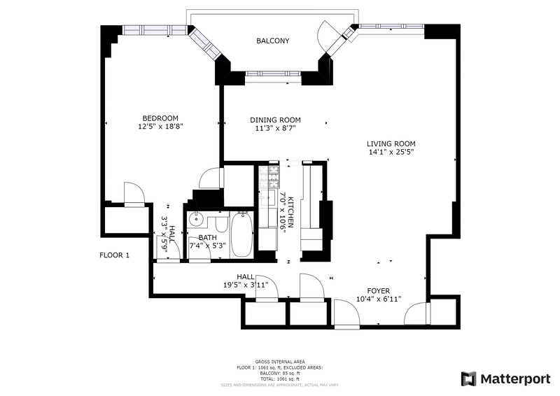Floorplan for 36 Sutton Place South