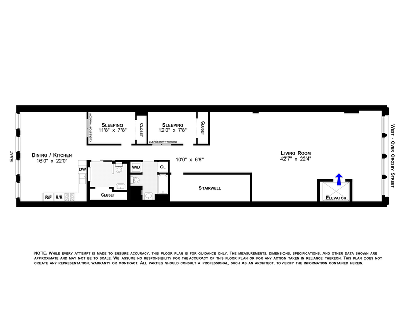 Floorplan for 49 Crosby Street