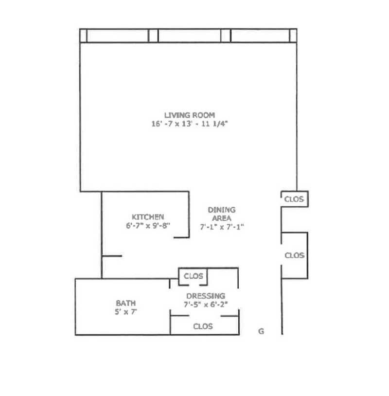 Floorplan for 343 East 30th Street