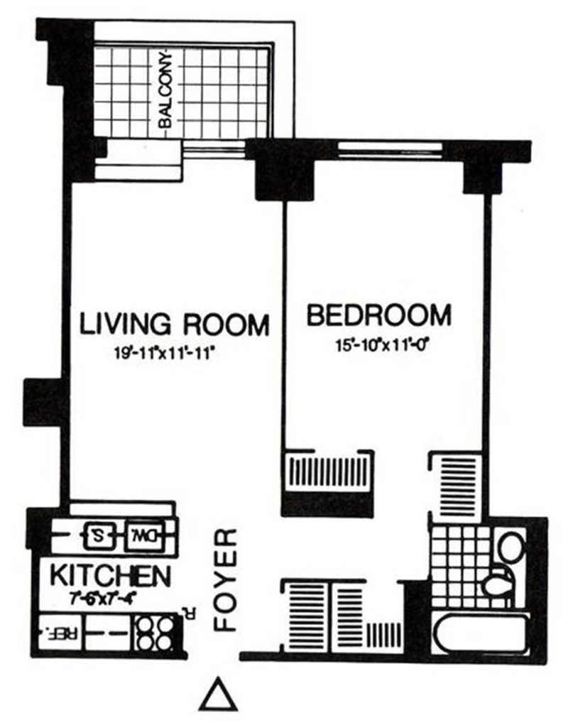 Floorplan for 200 Rector Place