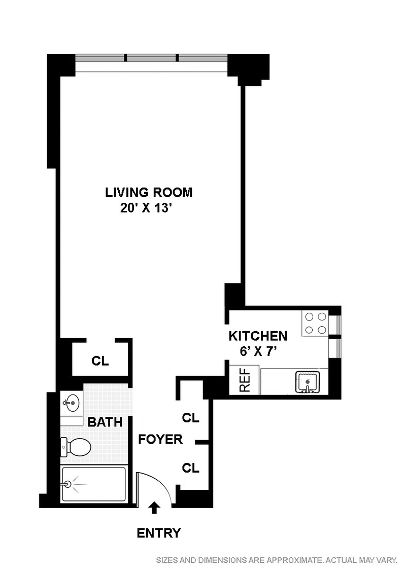 Floorplan for 321 East 48th Street