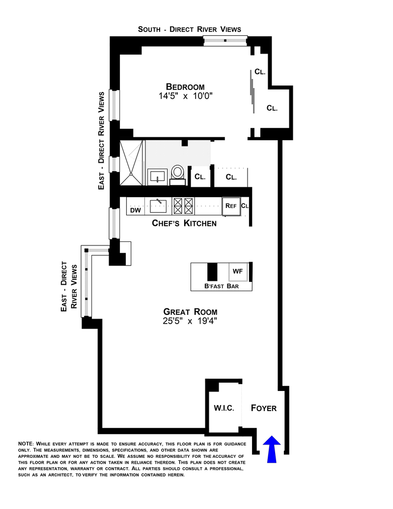 Floorplan for 473 FDR Drive